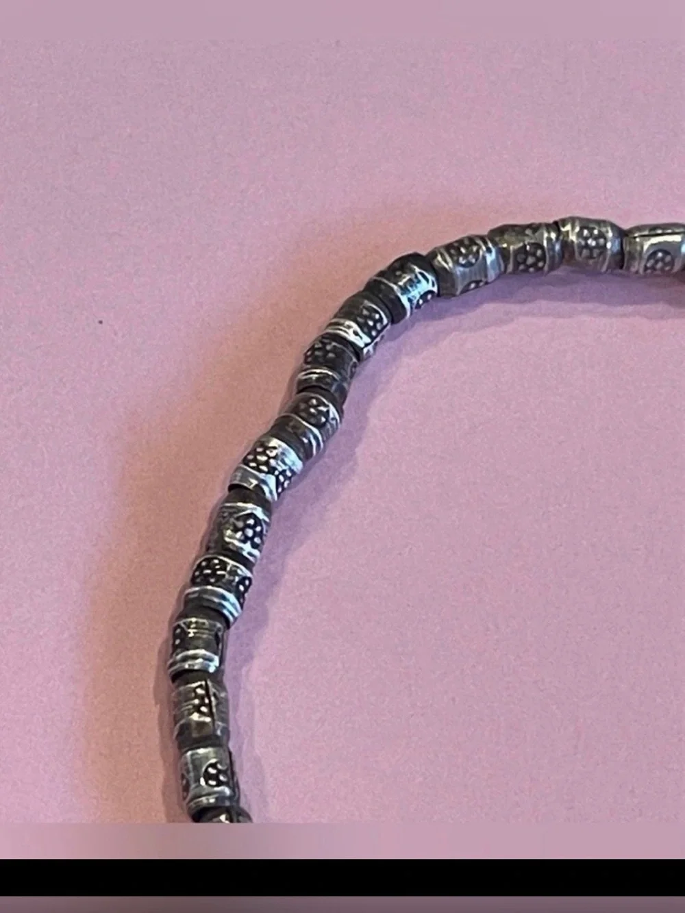 Sterling Silver & Meteorite Necklace #8350